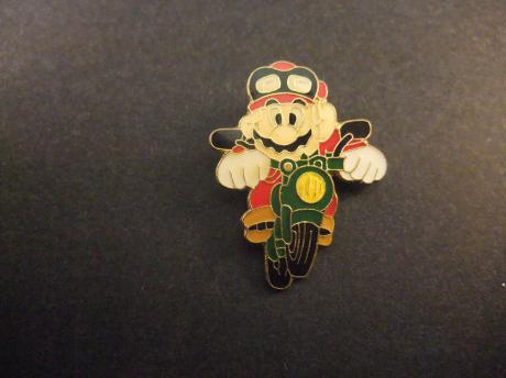 Super Mario op de motor